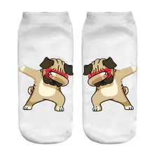 Счастливые носки снять 3D Прекрасный даб Дэнс очки носки с единорогами 1 пара милые низкие вырезы лодыжки хлопок случайные носки евро 35~ 41