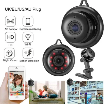 

V380 Mini Wifi 720P IP Camera Security Camera CCTV Infrared Night Vision Motion Detection 2-Way Audio Home Security