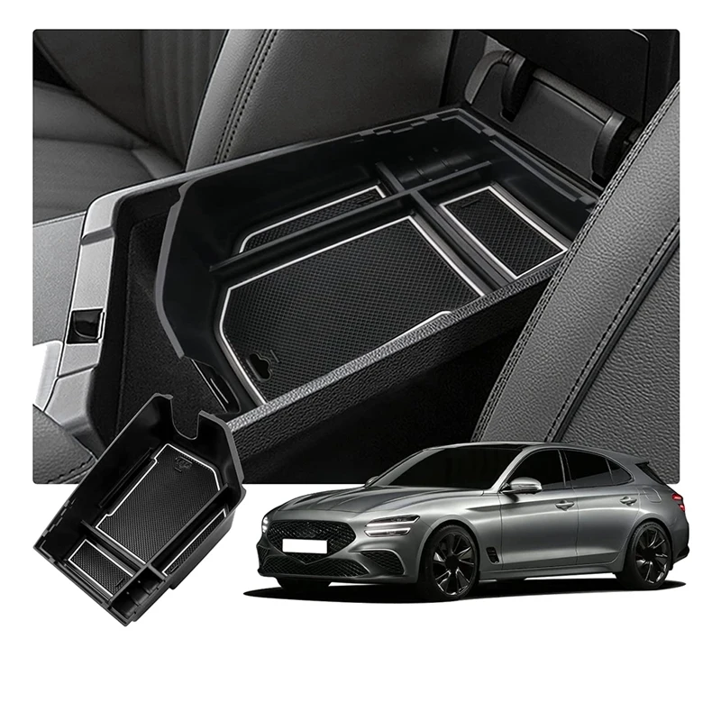 Central Console Armrest Storage Box Holder Interior Organizer Glove Tray Accessories For Genesis GV70 2021 2022 | Инструменты