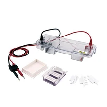 150ml Convenient Horizontal Electrophoresis Tank with Electrode Gel tray 48 X 75mm Gel box