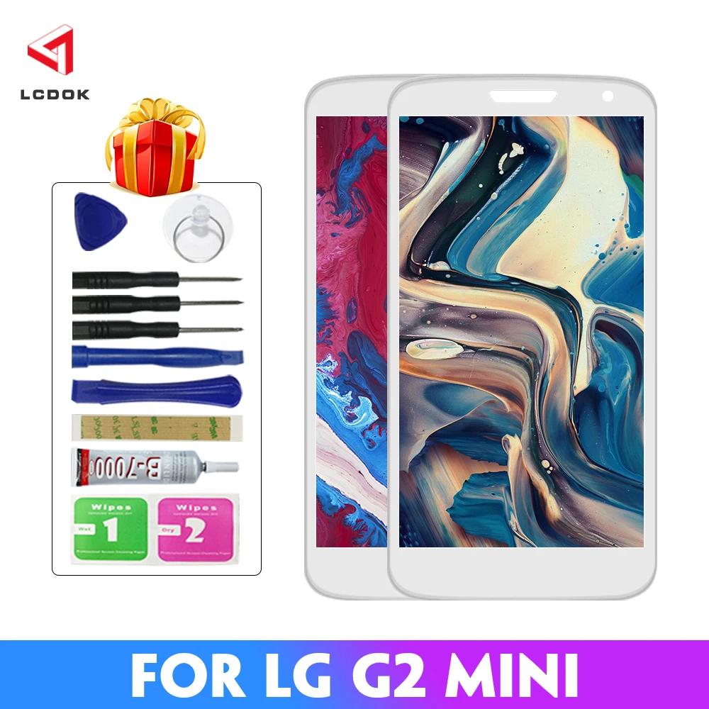 100% протестированный ЖК-дисплей для LG Optimus G2 Mini D618 D620 кодирующий преобразователь