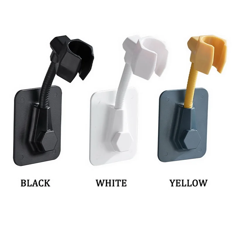 Soporte ajustable de 360 ° para cabezal de ducha de baño, soporte de ducha de mano montado en la pared, soportes de ducha, accesorios de baño, herramientas para el hogar
