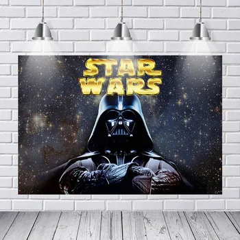

Star Wars Backdrop for Photography Children Birthday Party Decorations Backdrops Photocall Photo Studio Photo Booth Background