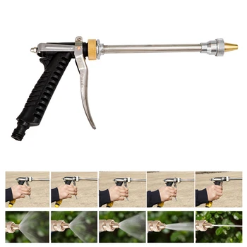 

Quality High Pressure Water Gun Spray Tool Brass Nozzle Garden Hose Pipe Lawn for Car Wash Gardening HR