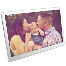 15,6 дюймов ips экран 1920*1080 металлическая цифровая фоторамка Электронные часы кино музыка картина плеер подарки на свадьбу, день рождения