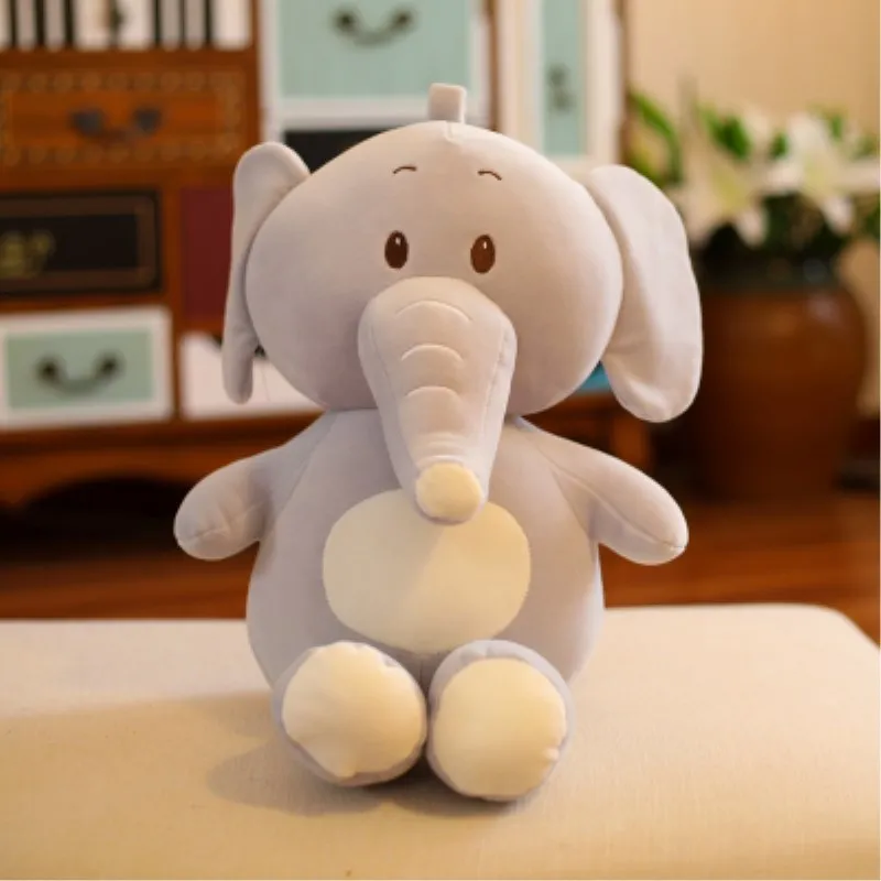 

Software Elephant Plush Toy Baby Elephant Doll Long Nose like Pajama Pillow Doll Send Children Gift