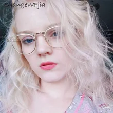 Новое прозрачное стекло es женское классическое Оптическое стекло для глаз es мужская оправа для очков Прозрачные Линзы Оптическое авиационное стекло