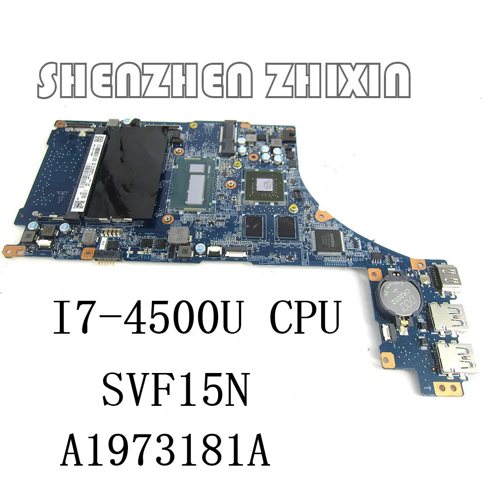 Материнская плата I7-4500U для ноутбука SONY Vaio SVF15N процессор DA0FI3MB8D0 GT735M 2 Гб GPU A1973181A |