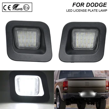 

2x Auto Light For 03-18 Dodge RAM 1500 2500 3500 Clear Lens Led Number License Plate Light Kit Canbus Error Free Car-Styling