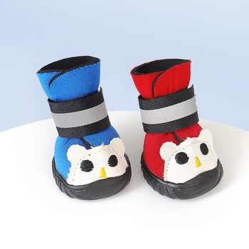 

New Puppy Shoes Teddy Shoes Small Dog Waterproof Four Seasons Spring And Summer Zapatos Para Perro Pet Supplies DD6D221