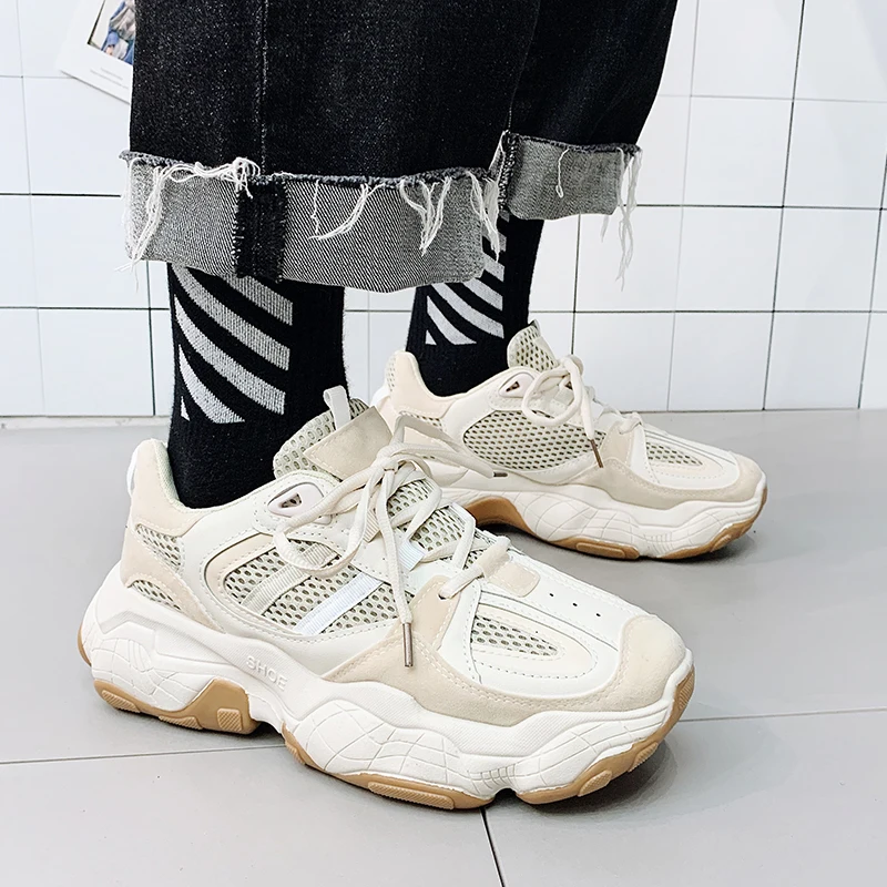 BIGFIRSE-zapatillas de deporte informales para hombre, calzado moderno y cómodo para caminar, estilo coreano nuevo, 2020