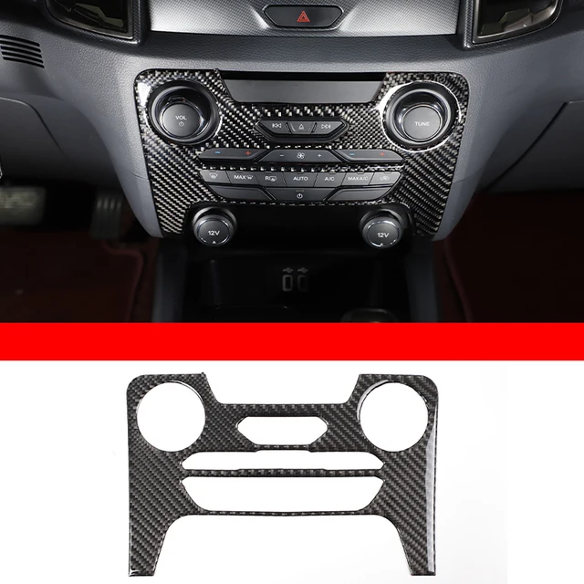 For Ford Ranger Wildtrak 2015-2021 Car Gear Panel Central Control Instrument Decorative Panel Interior Sticker Car Accessories Style 23