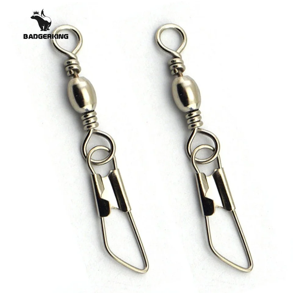 Anti-rust Snap Swivel Stainless Steel Fishing Swivels Accessories Set
