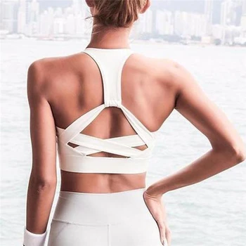 

Workout Seamless Bras For Women Push Up Seamless Sporting Crop Top Women'S Sportswear Fitness Vest 5 Color