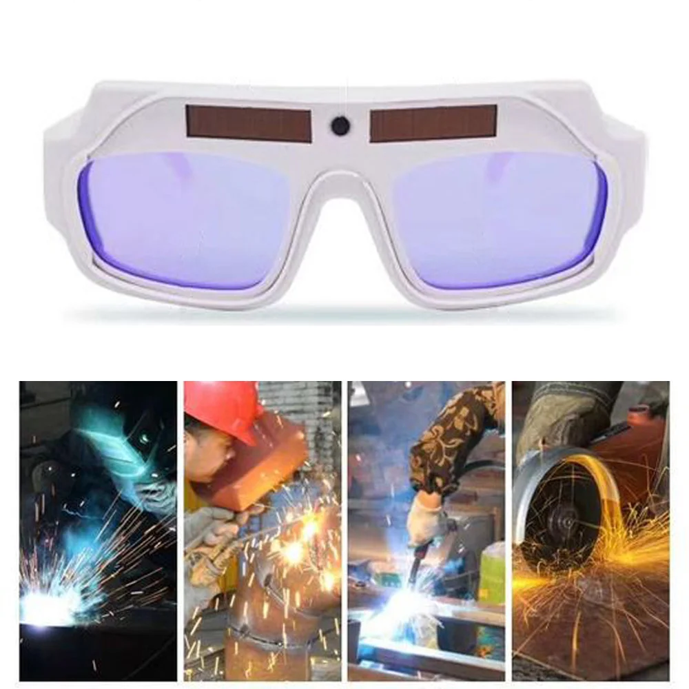 

Auto Solar Powered Welder Anti-glare UV-proof Anti-fog Goggles Safety Glasses Brand New And High Quality