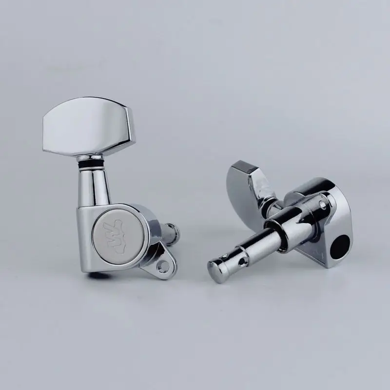 1 SET 3R3L Wilkinson WJN-01 Electric Guitar Machine Heads Tuners Silver Tuning Pegs | Спорт и развлечения
