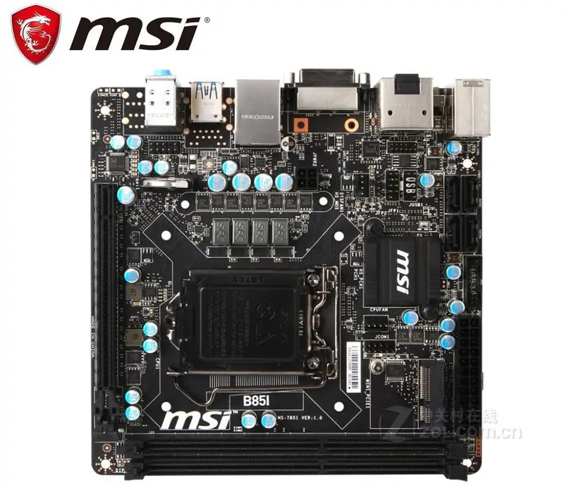MSI B85I LGA 1150 Mini-itx 17*17 Mini материнская плата B85 оригинальные Материнские платы Материнская плата ПК