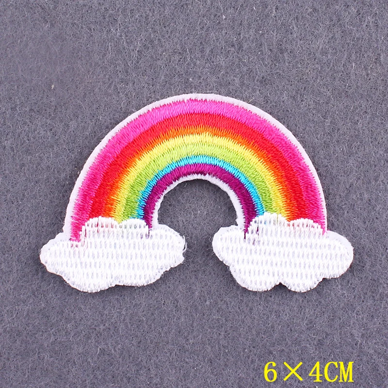 Love is Love Badges Gay Pride LGBT Patch Iron On Patches For Clothing Stickers Rainbow Patches On Clothes Stripes Accessory