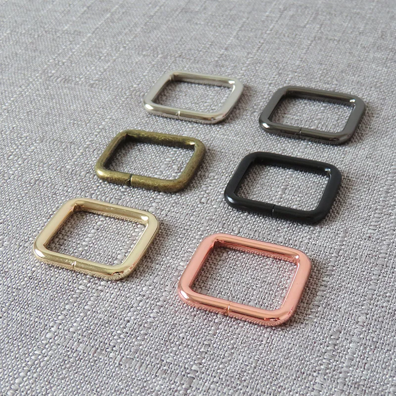 50pcs wholesale 25mm metal hardware belt square buckle bag handbag backpack straps clasp dog leash rope garment DIY accessory | Дом и сад
