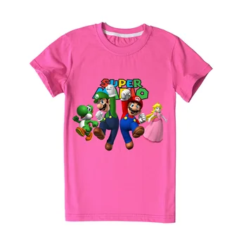 

Children T-shirt Girl Print Funny Round Neck Cotton T-Shirt Baby Girl Cartoon Summer Short Sleeve Clothes