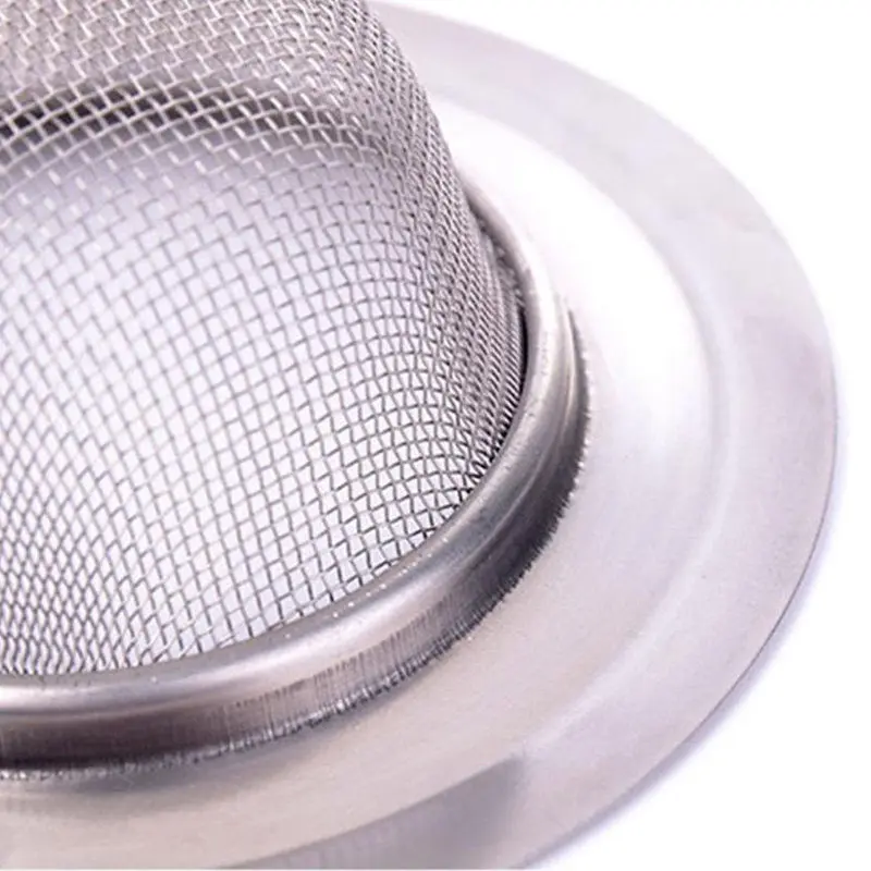 2 шт. Кухонный сливной фильтр для домашнего раковины сетчатый фильтр из нержавеющей стали