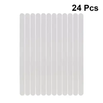 

24pcs Anti-slip Strips Transparent Shower Stickers Bath Safety Strips Non Slip Strips Stickers for Bathtubs Showers Floors