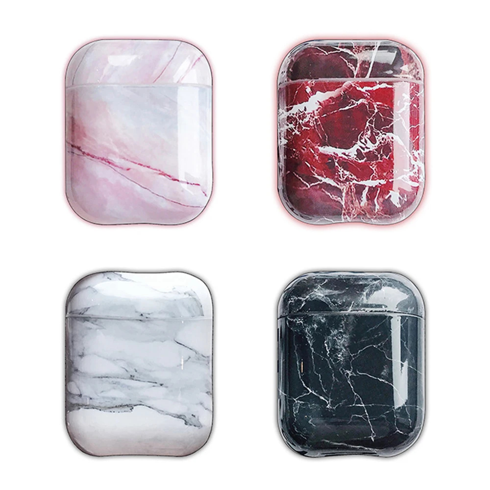 

Thickening for Apple Anti-drop Shockproof Cover for AirPods 2 Protector Case For AirPods Headset Soft Stone Silicone Case