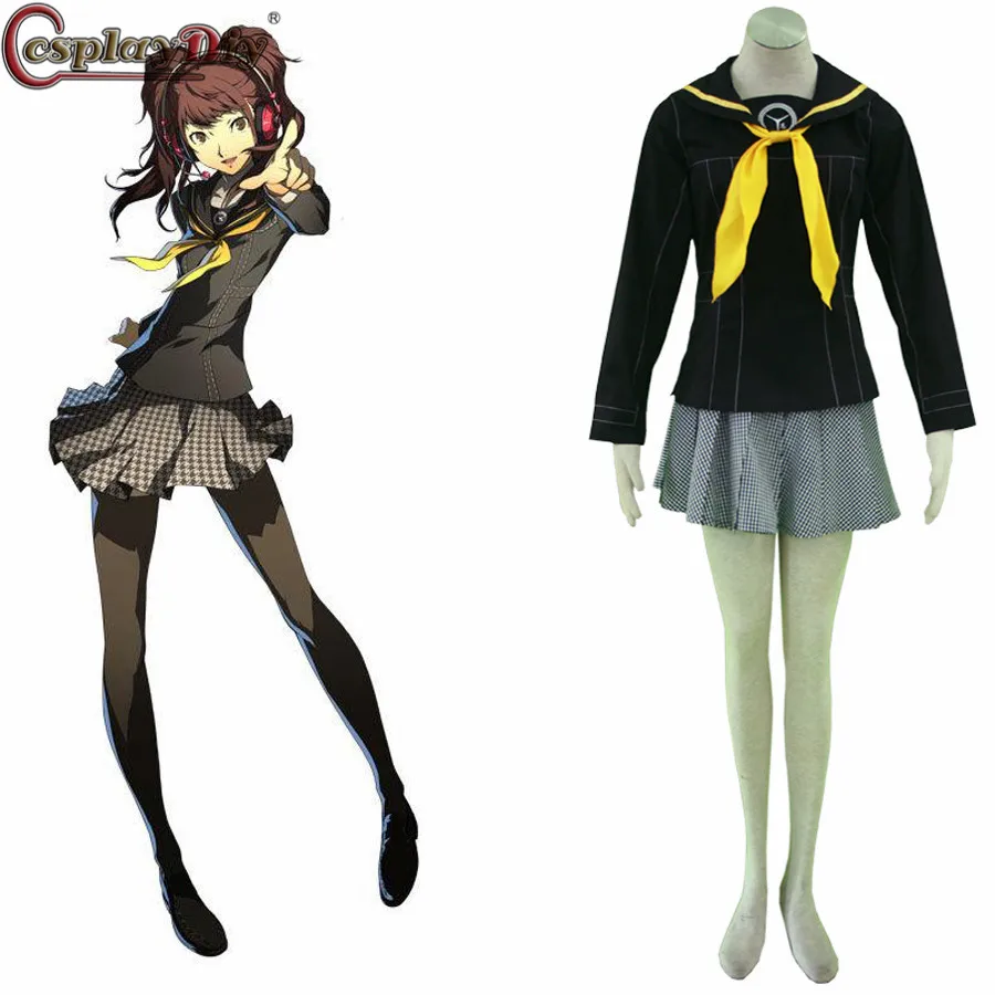 Косплей diy Persona 4 Kujikawa Rise костюм Школьная форма юбка для девочек Женский Хэллоуин