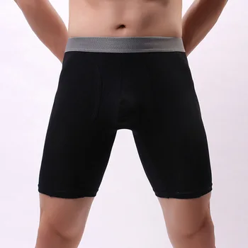 

Men's boxers Long Sports Shorts Cotton underwear male Sweat Absorbing Breathable Boxer underpants Intimates