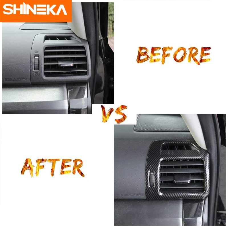 Внутренняя отделка SHINEKA для 4runner центральная консоль кондиционер решетка