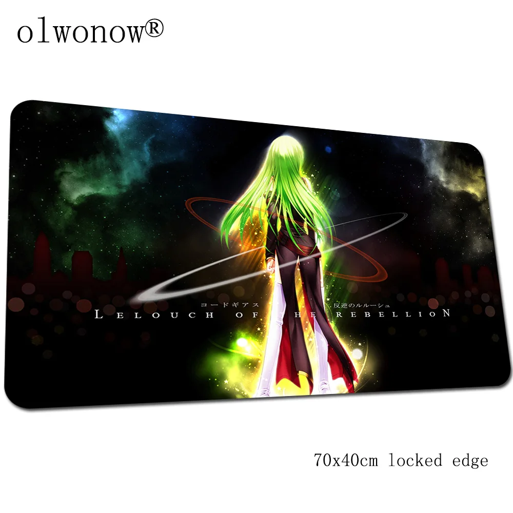 Высококачественный игровой коврик для мыши Code Geass 700x400x3 мм, игровой коврик для мыши, игровой компьютерный коврик, клавиатура с HD принтом, игровые коврики