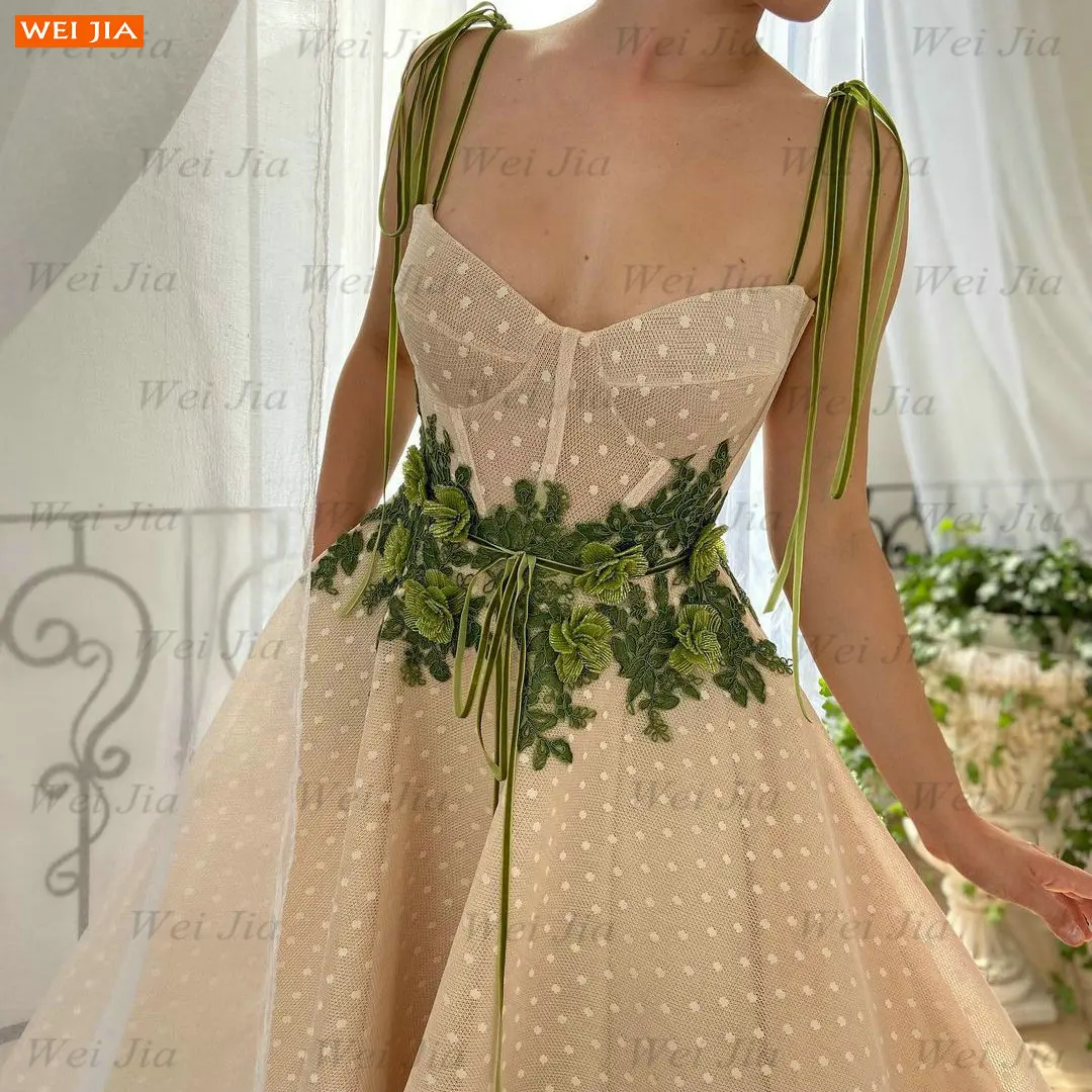 Bohemian Champagne Prom Dresses Long 2022 Vestidos De Fiesta Largos Elegantes De Gala A Line Tulle Appliqued платье на выпускной plus size prom dresses