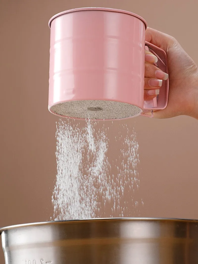 Handheld Flour Sieves Bakery Pastry Screen Kitchen Tools Accessories Cake Baking Supplies Cooking Gadgets Sugar Powder Sifters