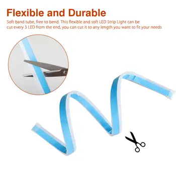 

2020 Hot Universal 12V 2PCS RGB 60CM LED Car DRL Daytime Running Turn Signal Light Strip Flexible Tube For Android / IOS Phones