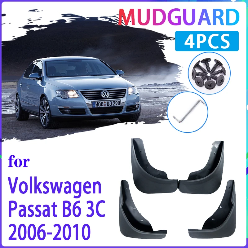 4 шт. Автомобильные Брызговики для Volkswagen Passat B6 3C 2006 2007 2008 2010 брызговики