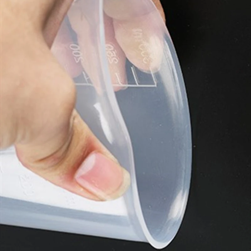 100ml Plastic Graduated Measuring Cup Liquid Container Epoxy Resin Silicone Making Tool Transparent Mixing Cup DIY Mixing Tool
