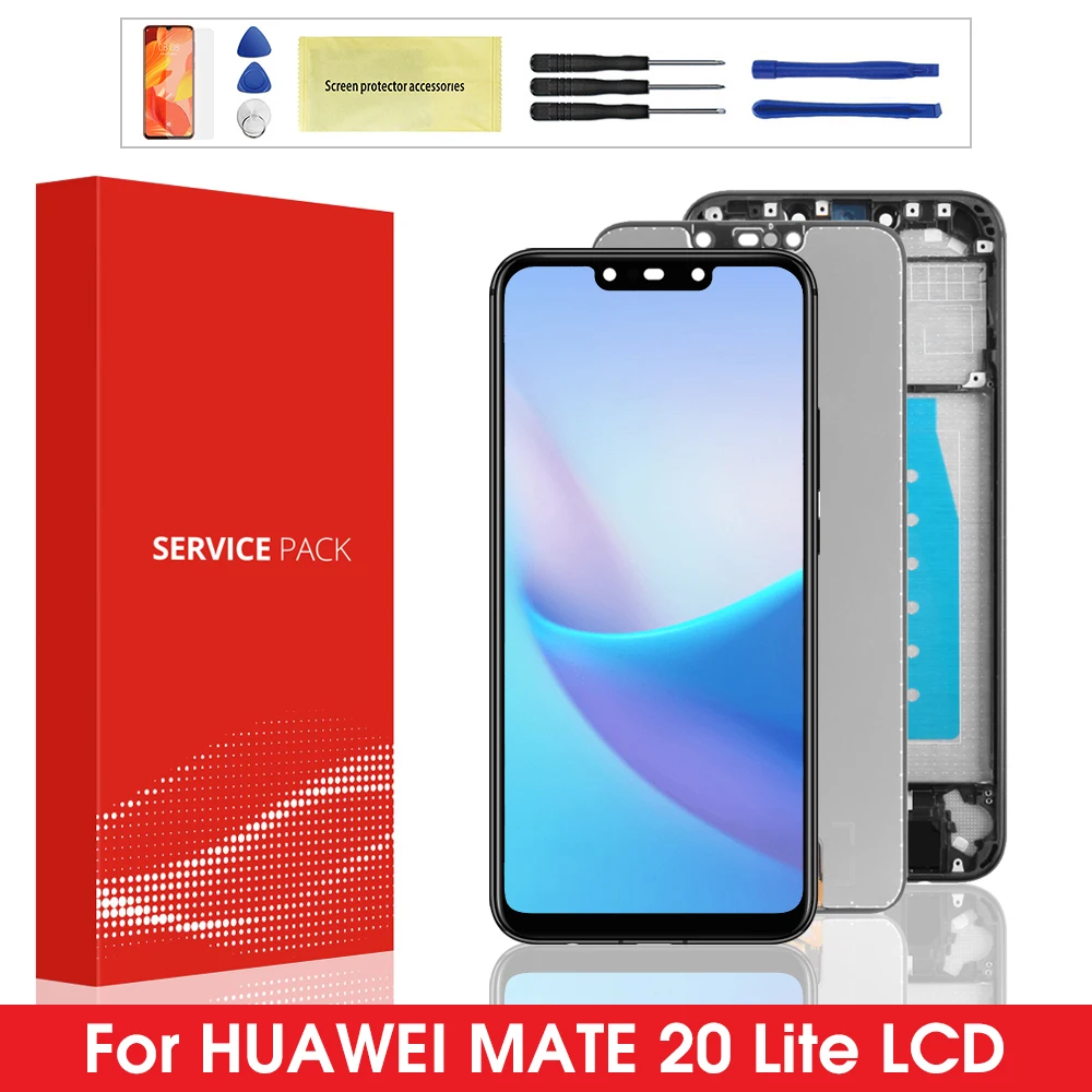 ЖК дисплей для Huawei mate 20 lite с сенсорным экраном и дигитайзером в сборе замена