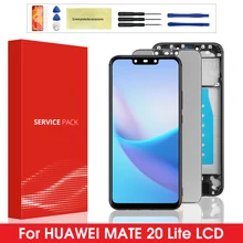 Oryginalny wyświetlacz do Huawei mate 20 lite LCD ekran dotykowy wymiana Digitizer zgromadzenie dla Huawei mate 20 lite ekran wyświetlacza tanie tanio CN (pochodzenie) Pojemnościowy ekran 2160*1080 3 For Huawei Mate 20 Lite LCD LCD i ekran dotykowy Digitizer 6 3 inch