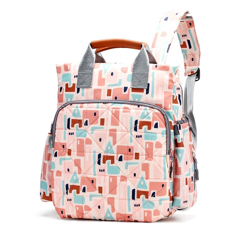 

New Mummy Bag Multi-function Mother Bag Fashion Bottle Shoulder Bag Diaper Backpack Zipper Baby Bags for Mom Baby Organizer