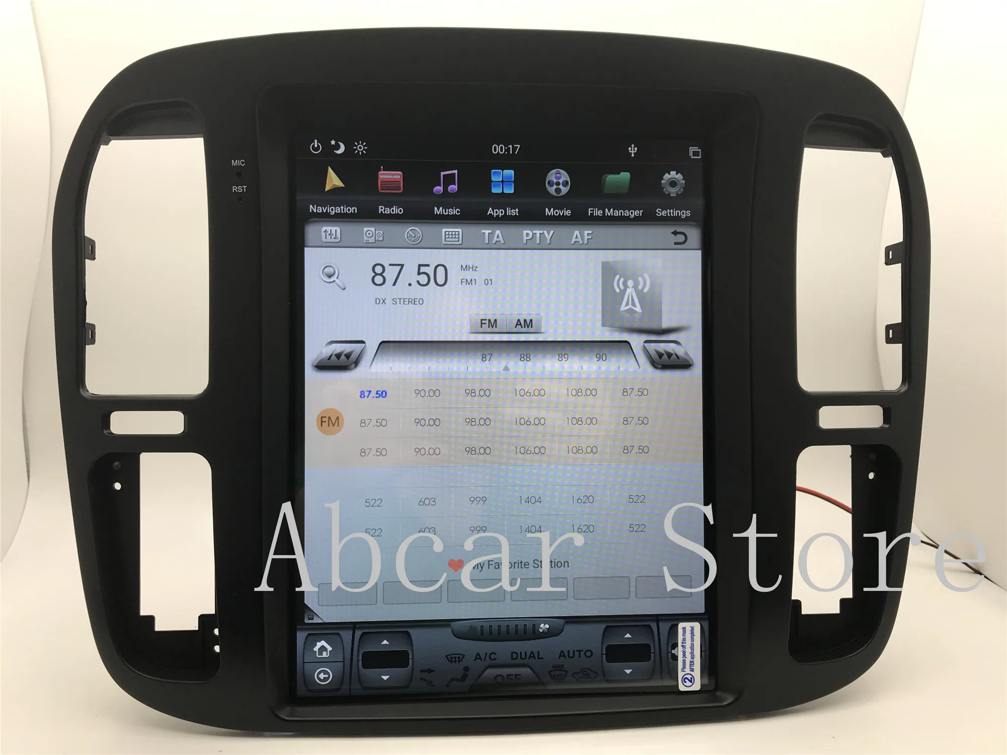 Discount Tesla style Android 8.1 Car dvd player GPS Navigation For TOYOTA LAND CRUISER LC100 LEXUS LX470 1999-2002 radio px6 carplay IPS 5