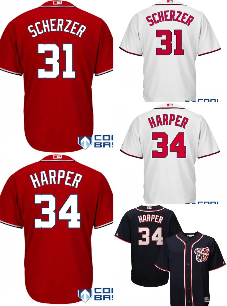 Мужская футболка с принтом "The Washington Max Scherzer Bryce Harper"