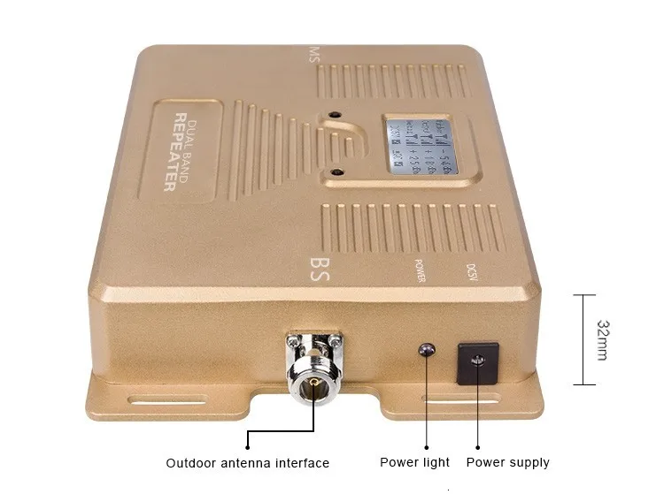 Atnj Мощный 1800 2100mhz Мобильный усилитель сигнала 2g 3g 4g с потолком и логарифмической антенной gsm Фиксированная беспроводная