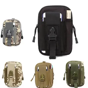 

Tactical Men Waist Bag Pack Canvas Travel Hiking Pocket Fanny