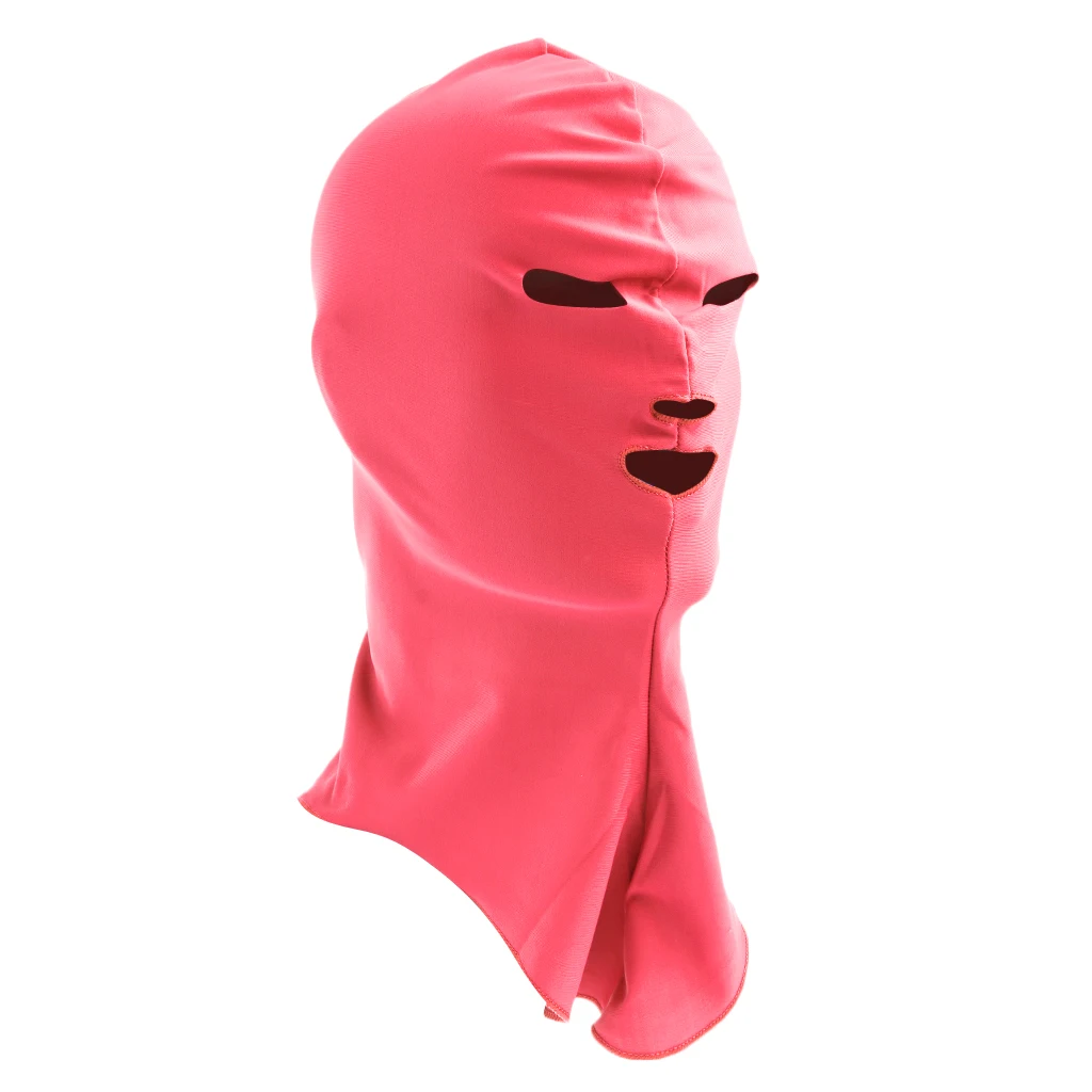 Lightweight Mask Sports Face UV Protection Full Face Mask Women/Men Head Cap Black/ Blue/Yellow/Pink/Orange