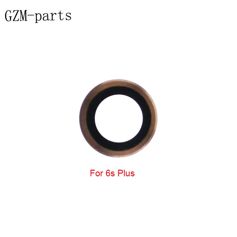 Gzm-части, 3 шт./лот, черный/серебристый/Золотой/Розовый, OEM, для iPhone 6S plus 5,", держатель для задней камеры с объективом, стекло camea