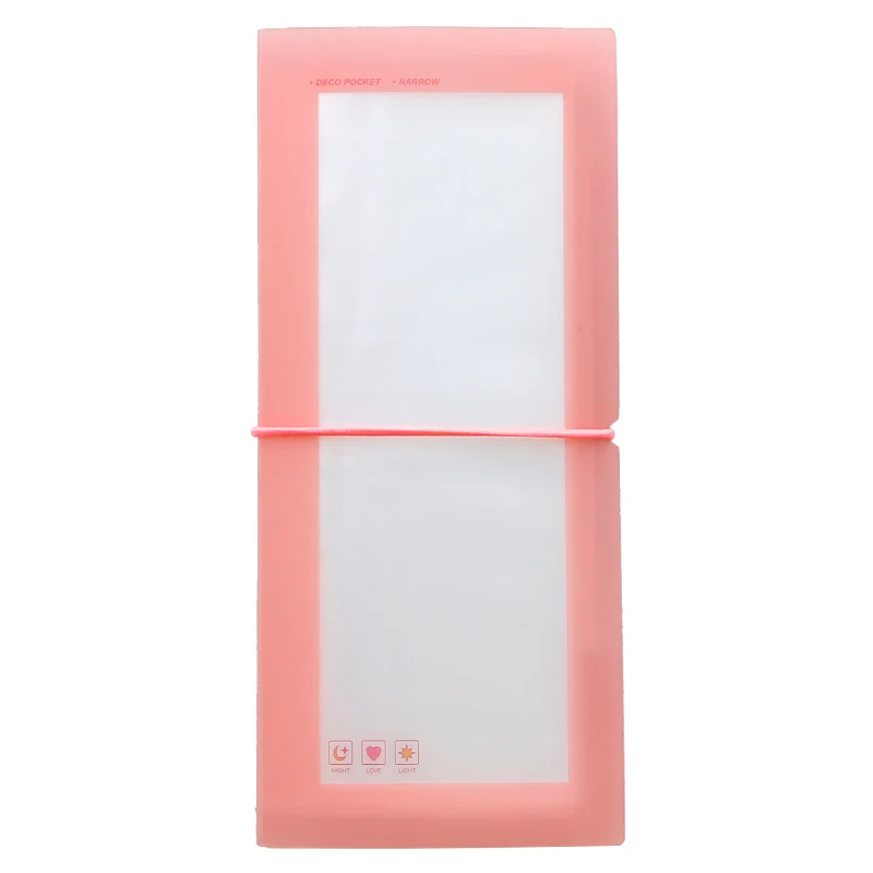 Card holder credit card holder photo card holder postcard holder memory card protector photo card binder acrylic sign holder sticky note holder desk receipt holder 1 PC Macaron Color Scrapbooking Storage Page Card Note Holder with 30 Slots for Tickets Collection Notes Photo Sticker Storage