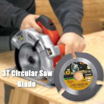 

3T Circular Saw Blade Multitool Grinder Saw Disc Carbide Tipped Wood Cutting Disc Wood Cutting Power Tool 125mm