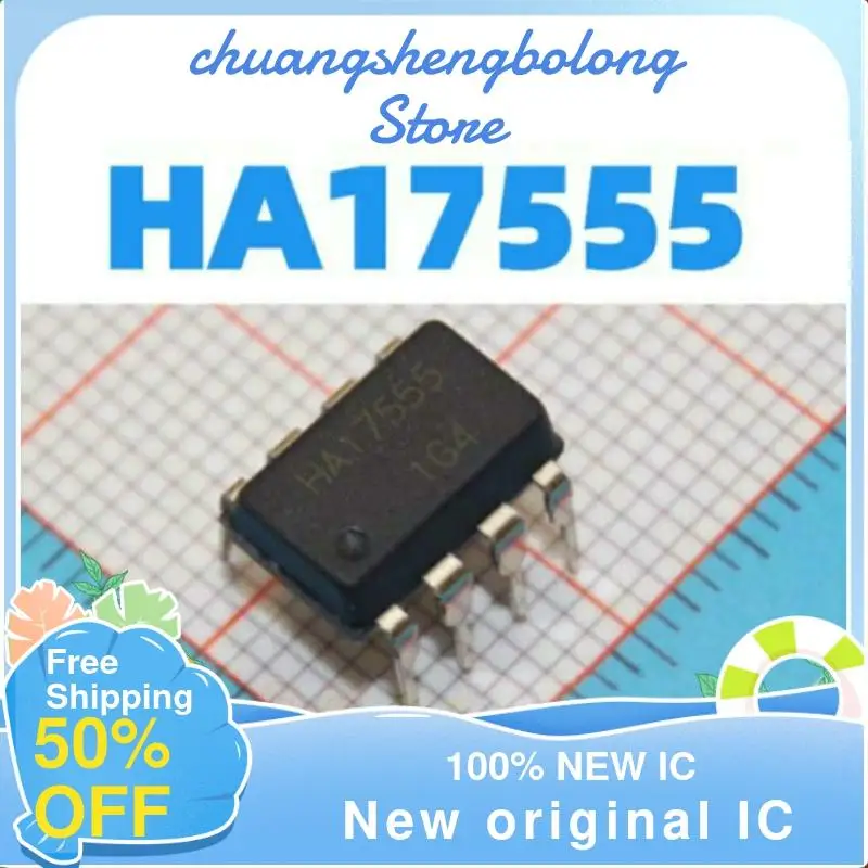 

20PCS HA17555 DIP-8 Precision time base circuit IC timer New original IC