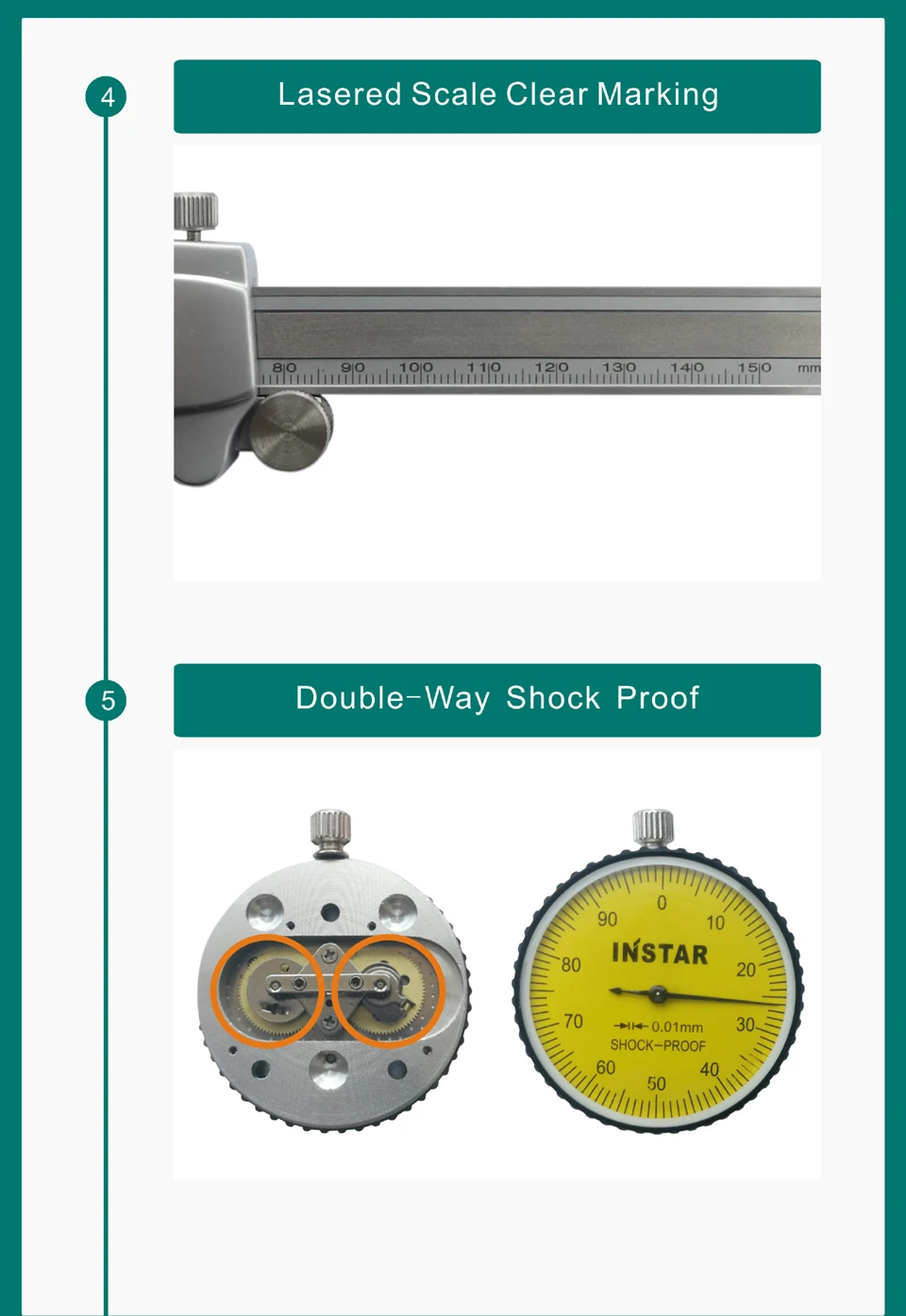 calibre 0-200mm 300mm do vernier do seletor de instar 0.02mm