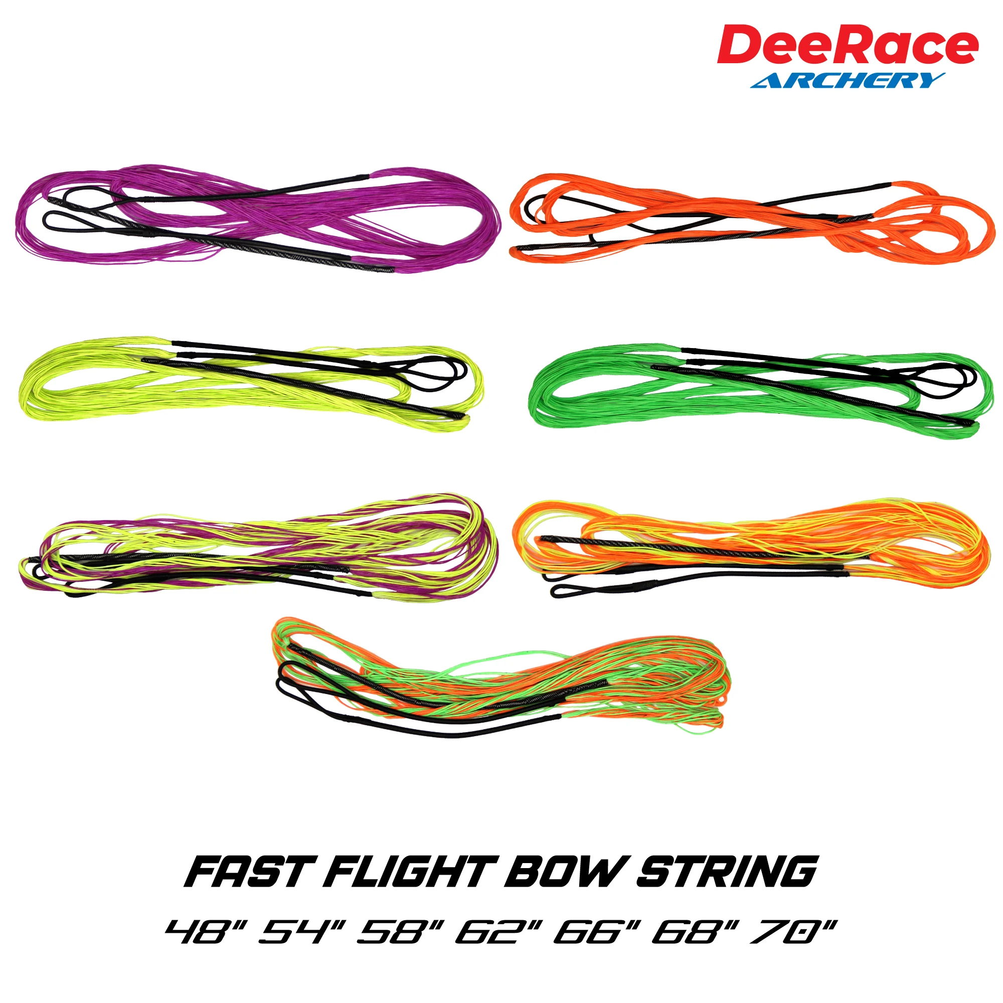 16 Strands Colorful Fast Flight Bow String BCY Material for Archery
